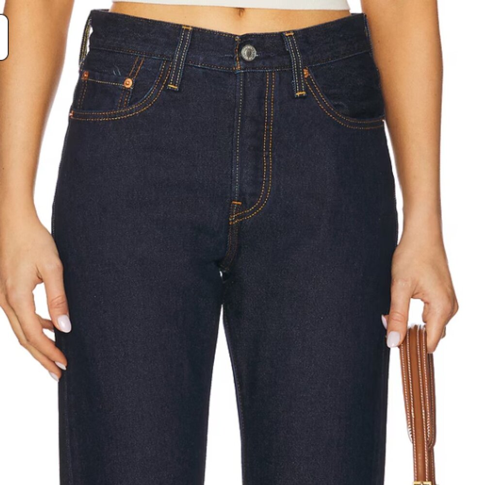 Levi's 501XX Vintage Straight Leg Dark Denim Jeans